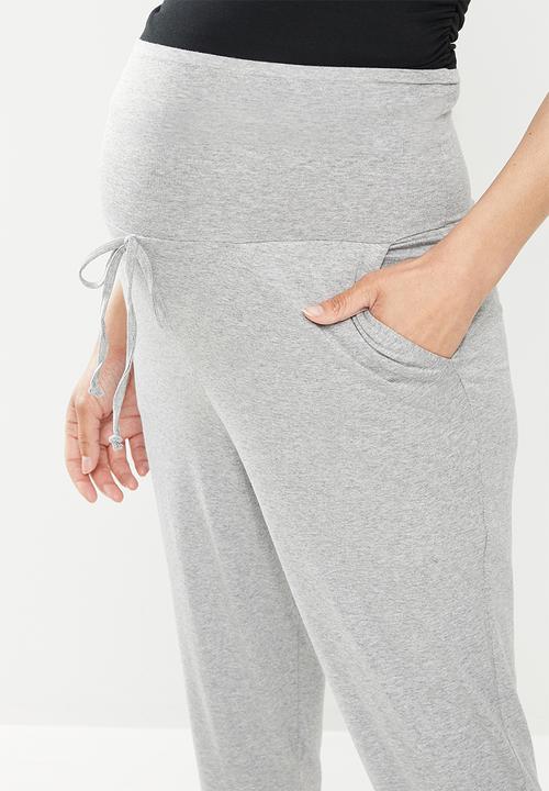edit Maternity - Drop crotch jogger - grey