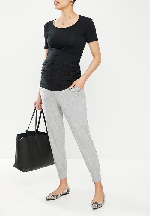 edit Maternity - Drop crotch jogger - grey