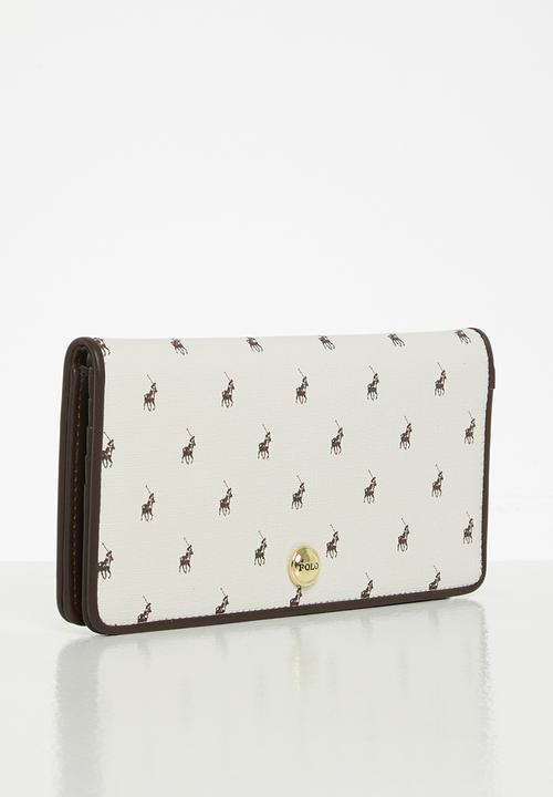 POLO - Polo panama continental purse - cream