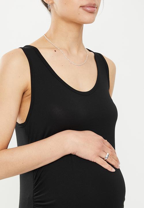 Superbalist - Gathered side tank - black