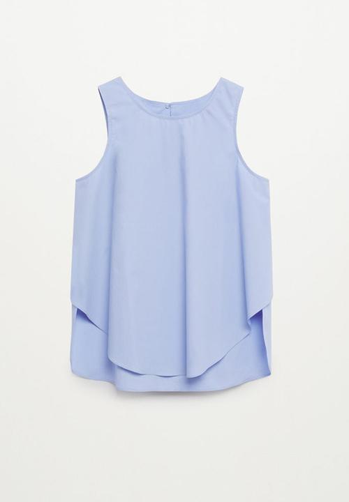 MANGO - Blouse adeu-h - light pastel blue