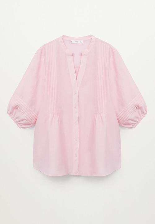 MANGO - Blouse stephy - light pastel pink
