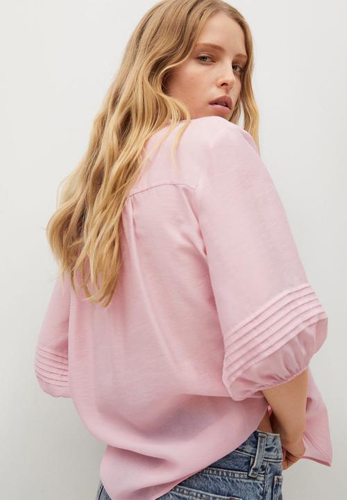MANGO - Blouse stephy - light pastel pink