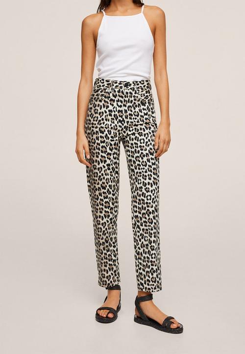 MANGO - Trousers fives - light beige