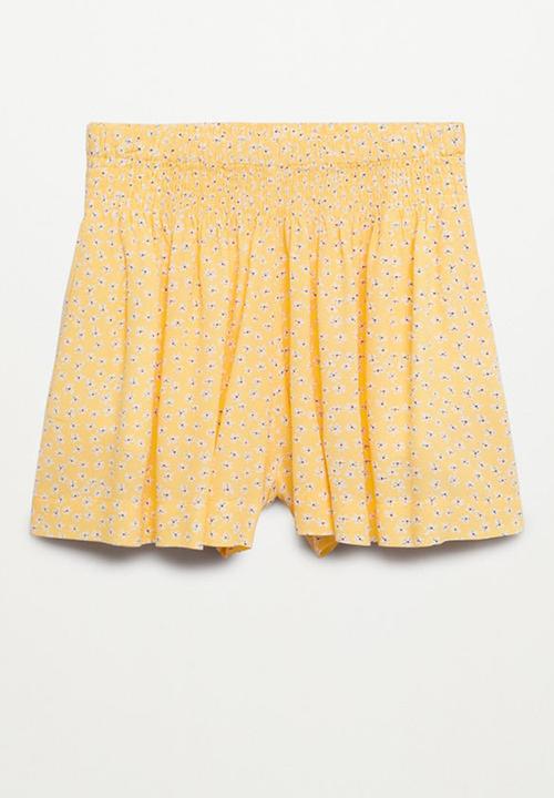 MANGO - Shorts rebecca - yellow