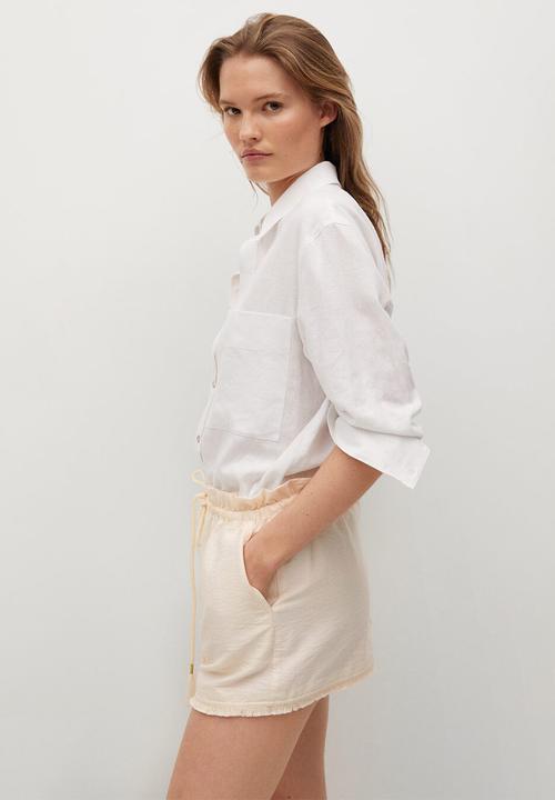 MANGO - Shorts claudi - light beige