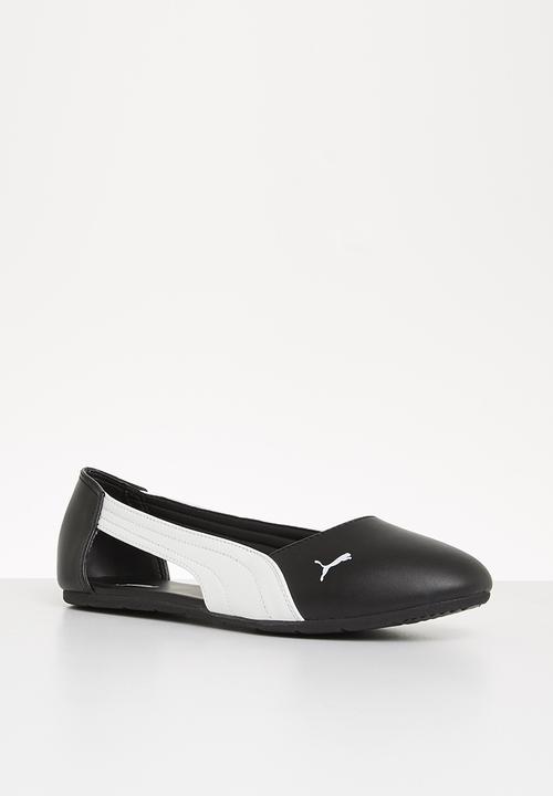 PUMA - Basic ballerina cut out - puma black-puma white