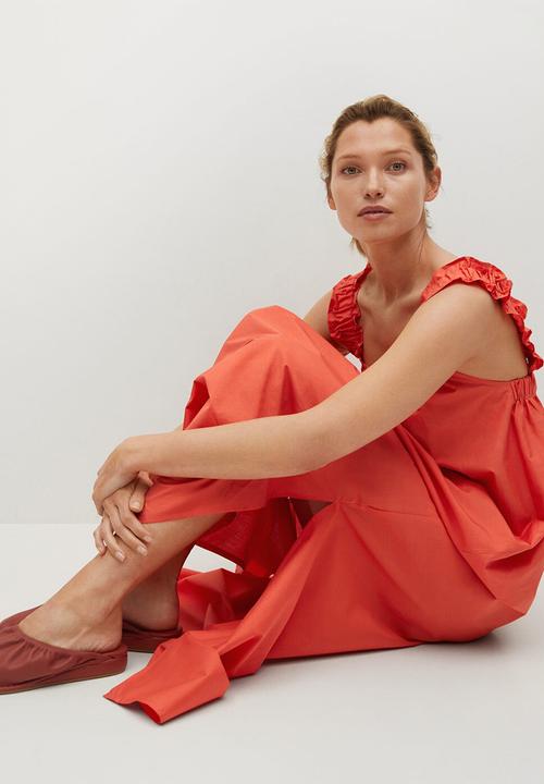 MANGO - Dress delos - medium red