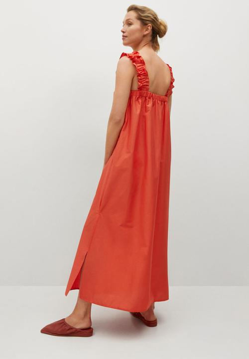 MANGO - Dress delos - medium red