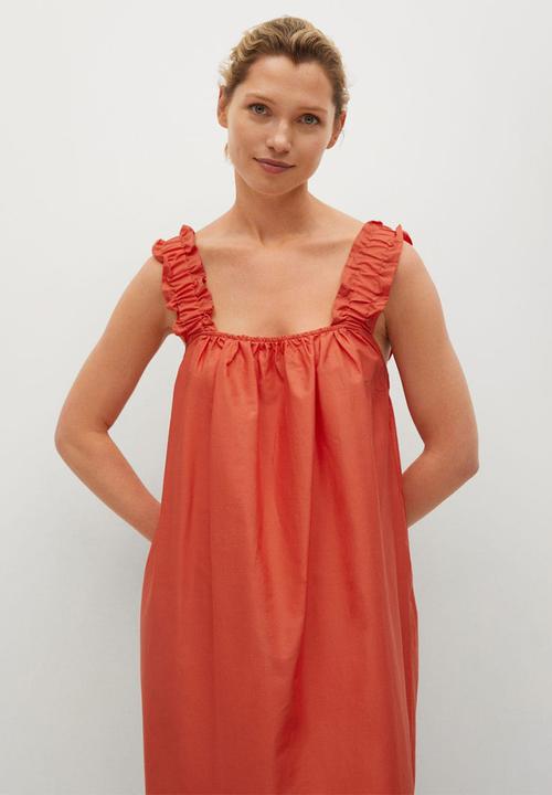 MANGO - Dress delos - medium red