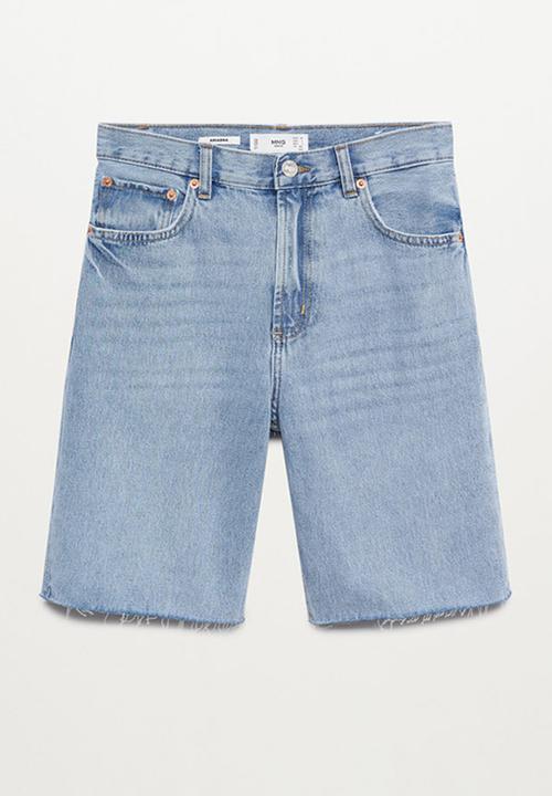 MANGO - Bermuda shorts ariadna - open blue