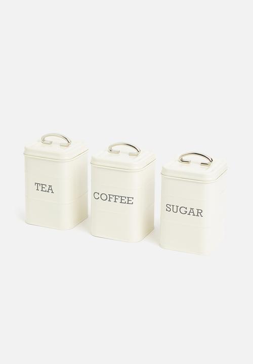 Living Nostalgia - TCS canisters Gift set - antique cream