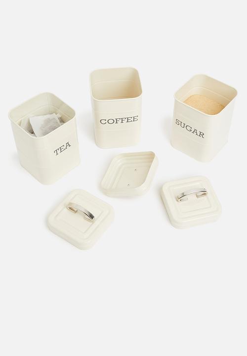 Living Nostalgia - TCS canisters Gift set - antique cream