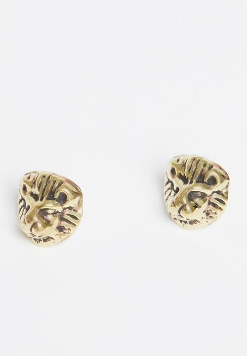 Matter of Fakt - Lion studs - brass