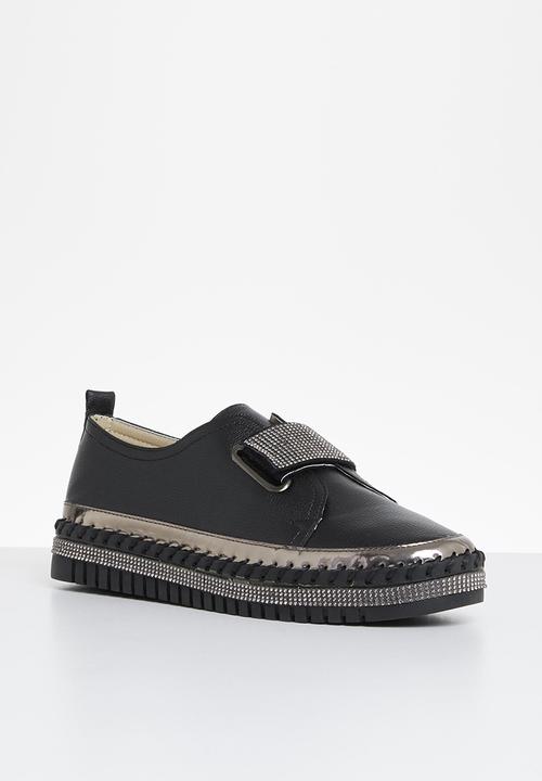 Footwork - Blinky embellished sneaker - black