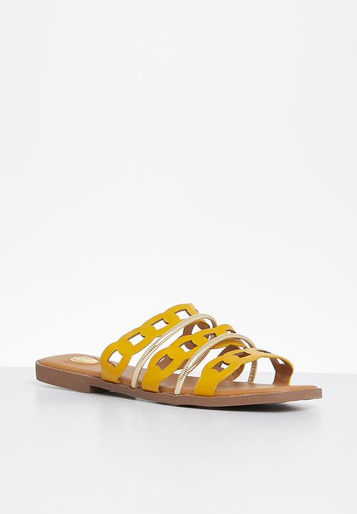 Footwork - Calisto strappy sandal - mustard
