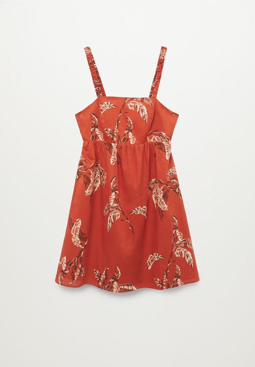 MANGO - Dress fun - red
