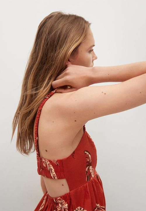 MANGO - Dress fun - red