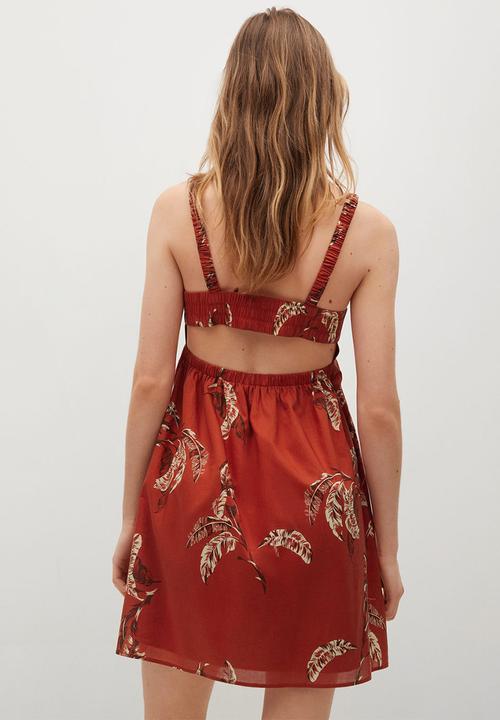 MANGO - Dress fun - red