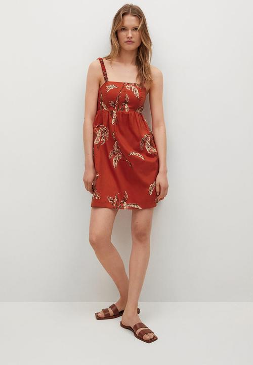 MANGO - Dress fun - red