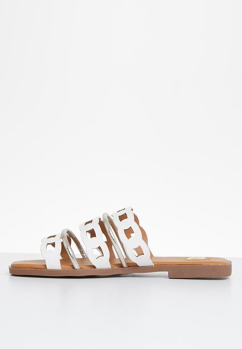 Footwork - Calisto strappy sandal - white