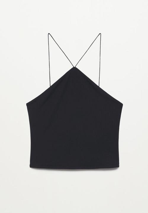 MANGO - Top vivian - black