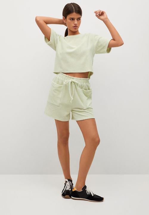 MANGO - Shorts belito - light pastel green
