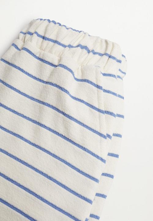 MANGO - Shorts cali - light pastel & blue