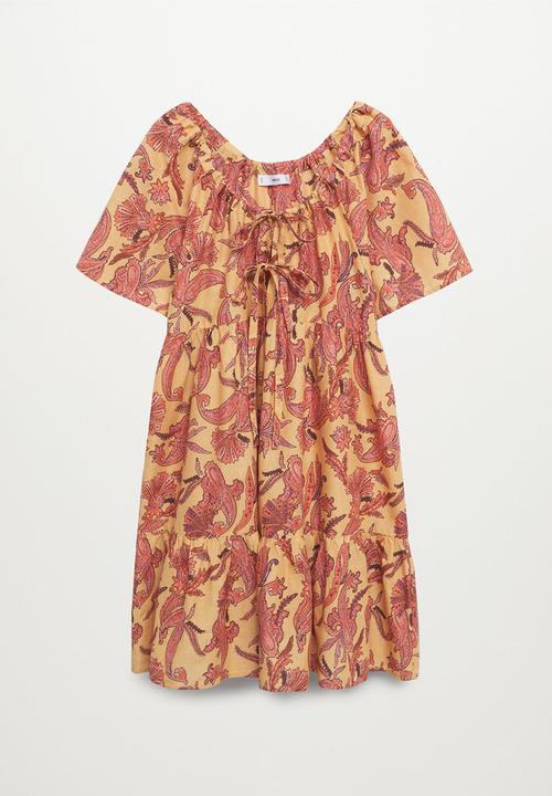 MANGO - Dress indra - yellow