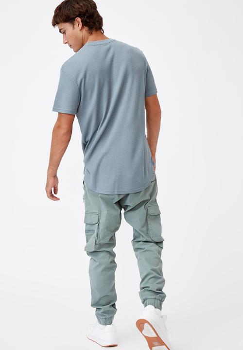 Cotton On - Urban jogger - mineral blue tactical