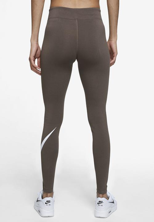 Nike - Nsw essntl gx mr legging swsh - ironstone & white