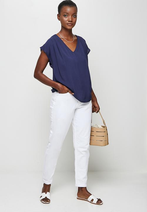 edit - Pleat detail boxy shell - ink