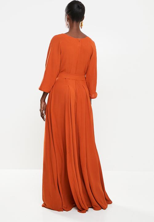 AMANDA LAIRD CHERRY - Tugela dress - rust