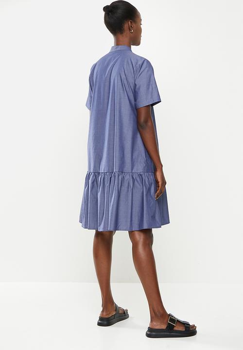 AMANDA LAIRD CHERRY - Kidds dress - navy 