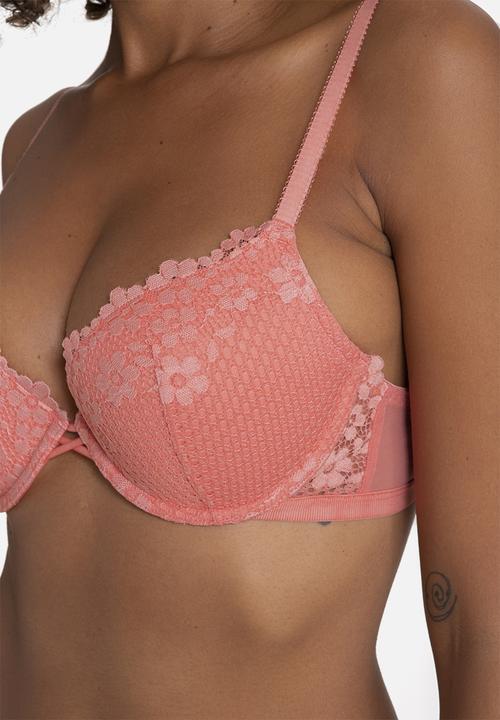 DORINA - Adore push up demi - coral