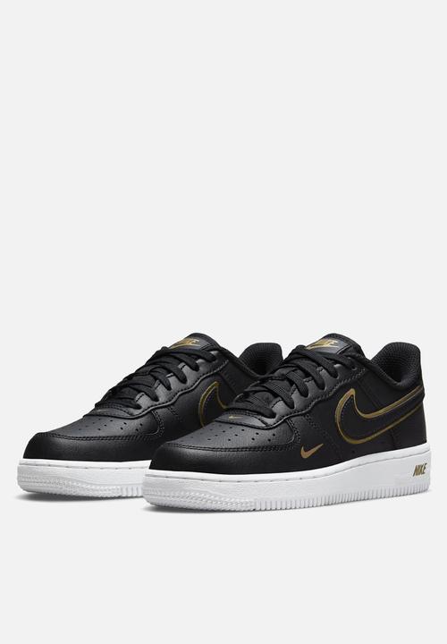 Nike - Nike force 1 lv8 - black-metallic gold-white