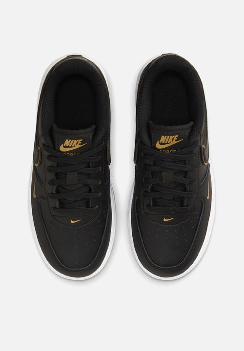 Nike - Nike force 1 lv8 - black-metallic gold-white