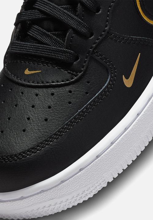 Nike - Nike force 1 lv8 - black-metallic gold-white