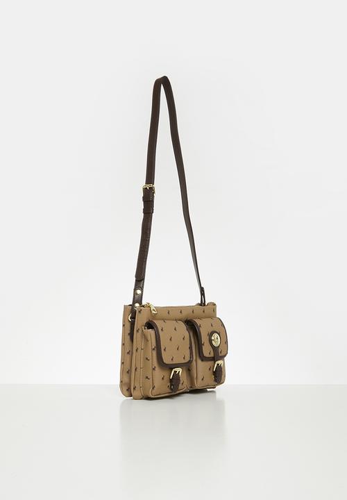 POLO - Polo panama dbl zip sling - camel