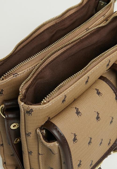 POLO - Polo panama dbl zip sling - camel