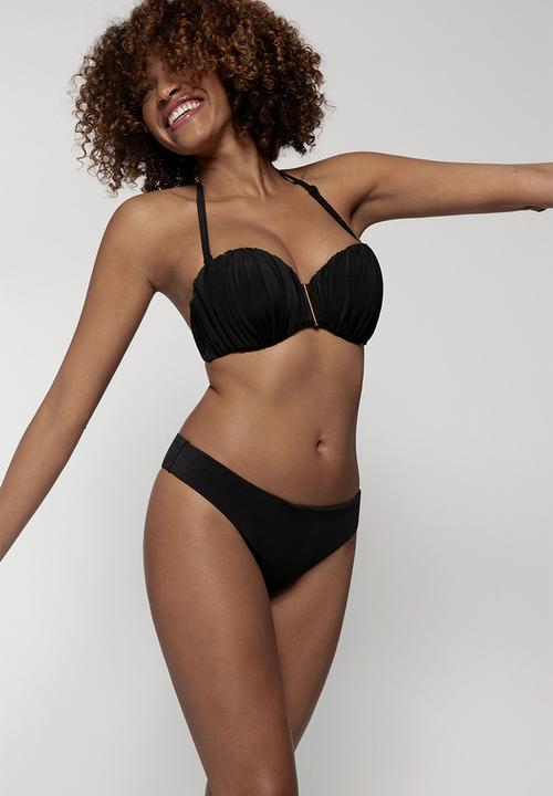 DORINA - Fiji light padded bikini top - black