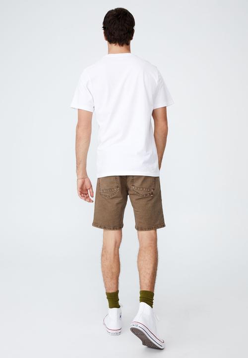 Cotton On - Tbar text t-shirt - white