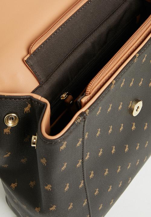 POLO - Minimalist iconic backpack - brown