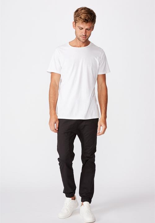 Cotton On - Drake cuffed pant - true black
