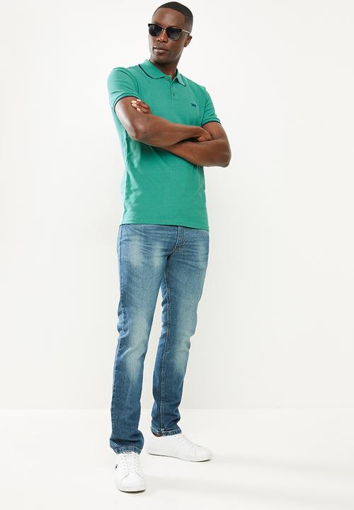 Lee  - Icon polo - ocean & navy
