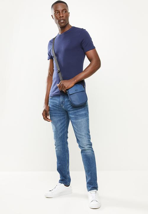 Lee  - Academics s/s rib tee - navy