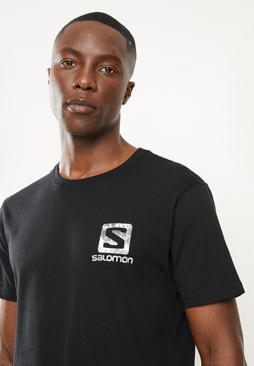 Salomon - Tied down short sleeve tee m - black
