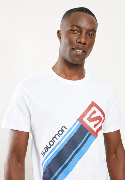 Salomon - Lightning short sleeve tee m - white