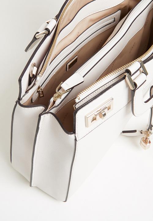 GUESS - Katey luxury satchel - stone