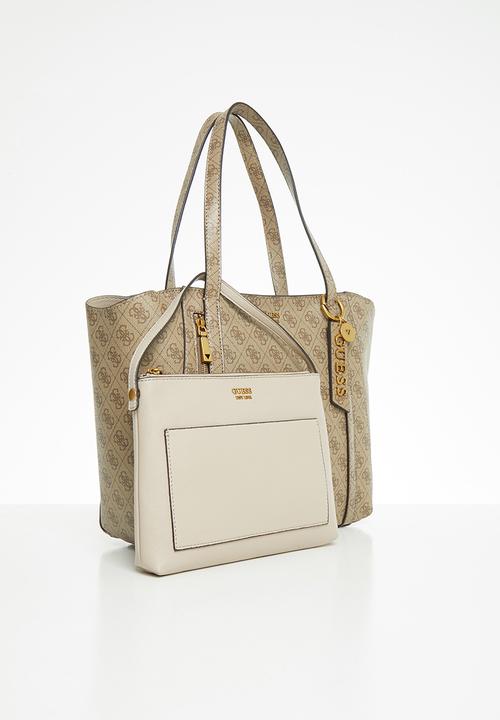 GUESS - Naya tote - latte